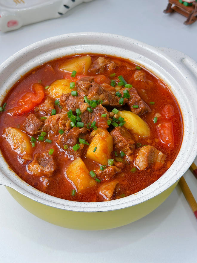 番茄土豆炖牛肉